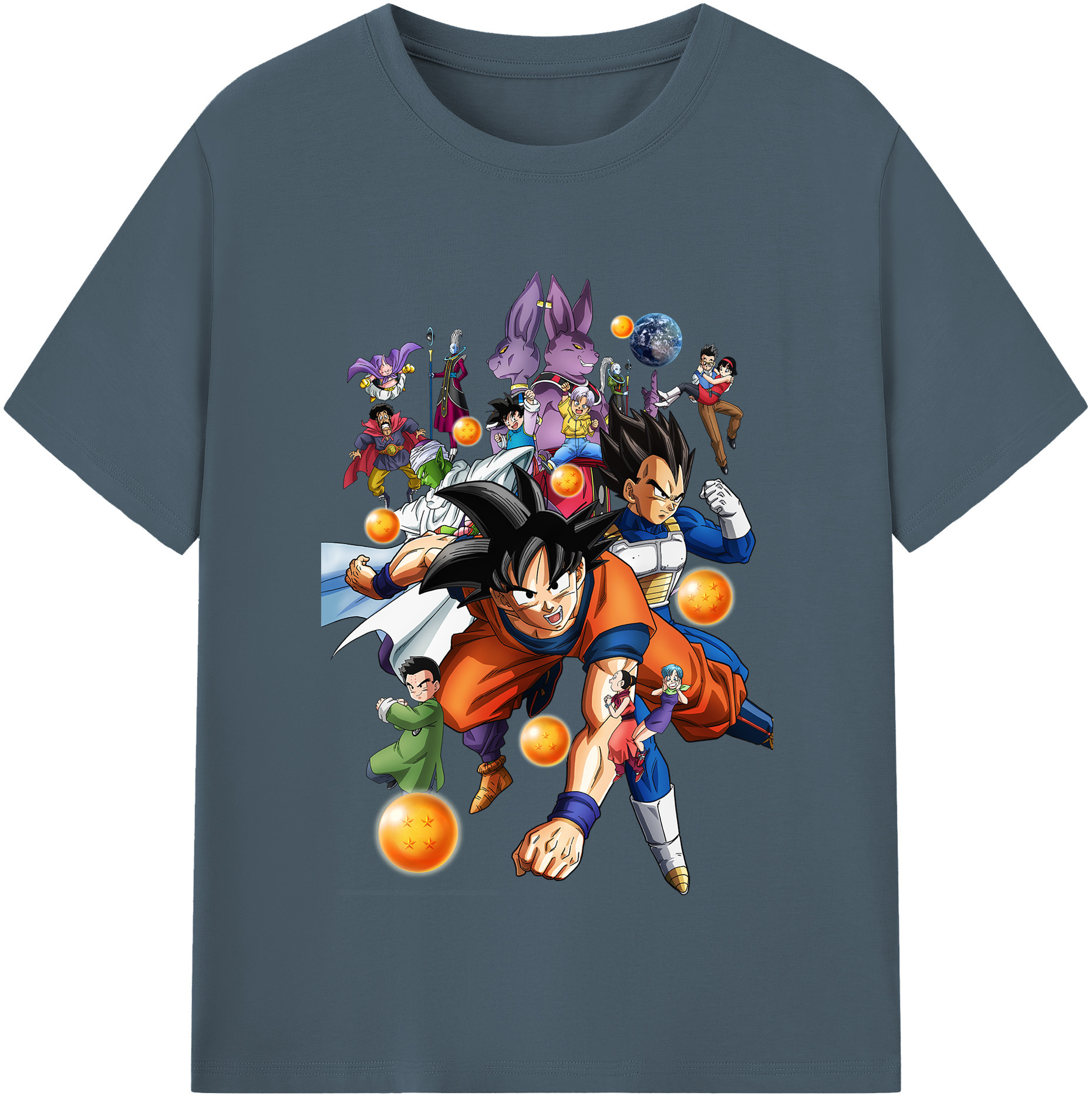 （画像用） ドラゴンボール DRAGON BALL 綿100％半袖Tシャツ（フロントプリント）
